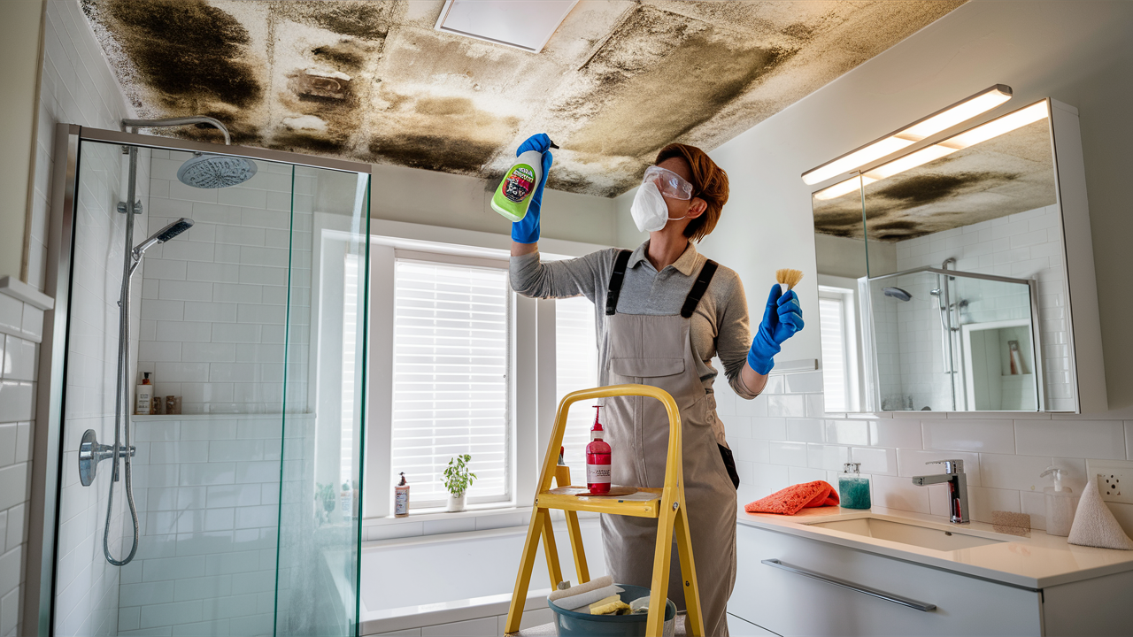 Remove Mold From Bathroom Ceiling