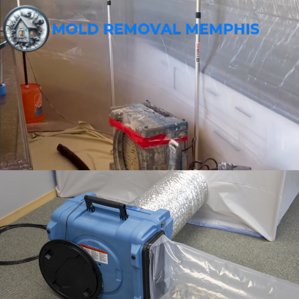 specialized negative air machine and air scrubber for mold containment